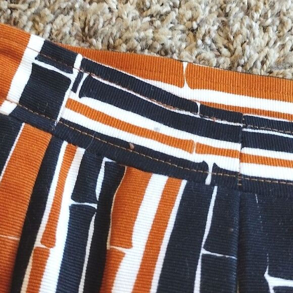 Vintage YSL Yves Saint Laurent Rive Gauche Striped Skirt and Blazer Suit Size 10 - Picture 9 of 16